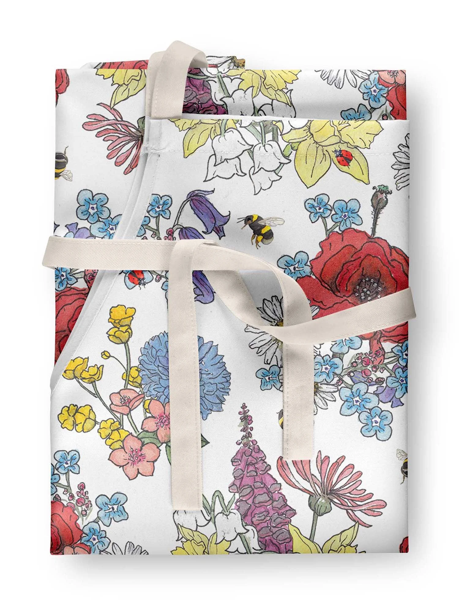 Wildflower Child's Apron - wipe-clean & water resistant — Heather